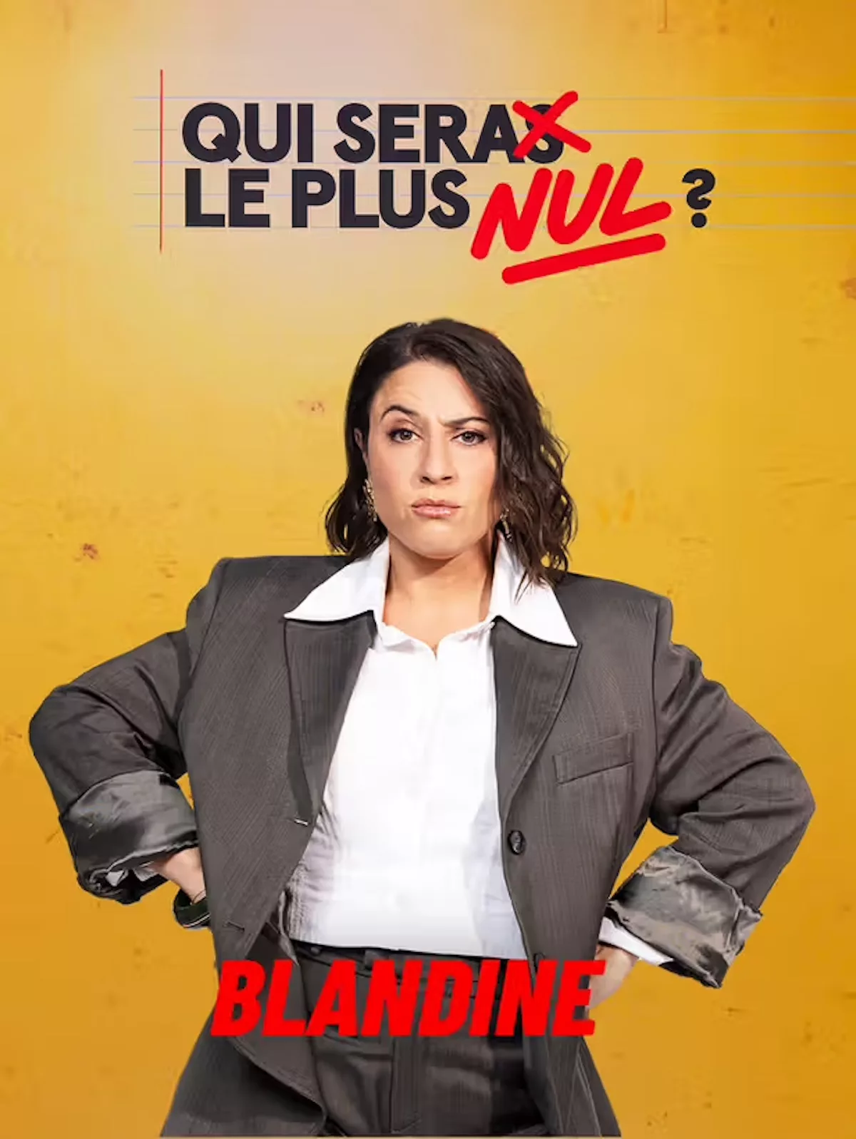 Portrait de Blandine Lehout, participante de « Qui sera le plus nul ? »